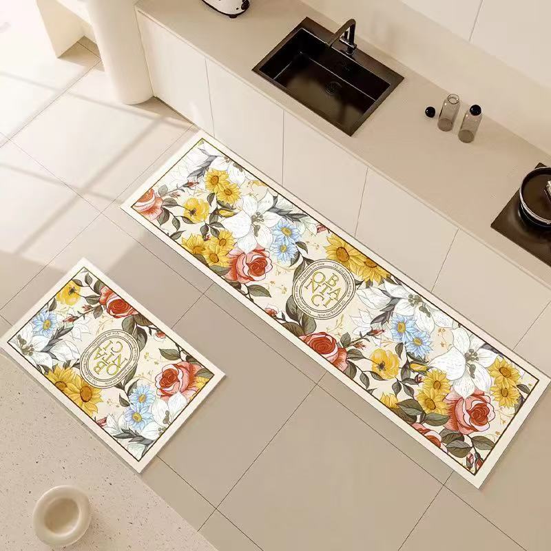 Zara Home Bathroom Rug - VIKAMA 1/2pcs 현대 가벼운 럭셔리 주방