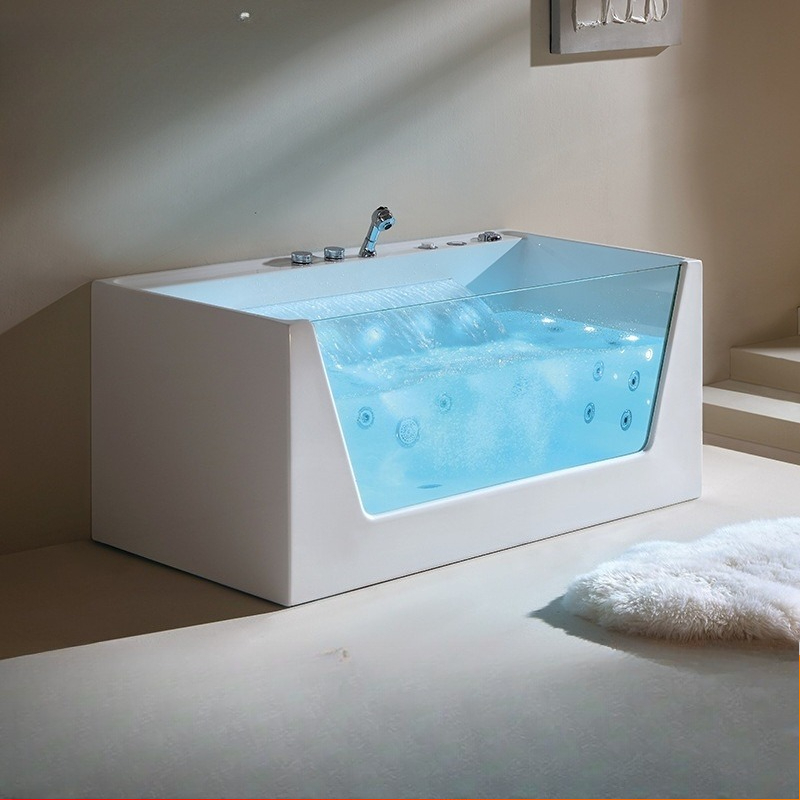 Home Bathroom Jacuzzi Tub - 아크릴 마사지 욕조, 스마트 온도조절 스파