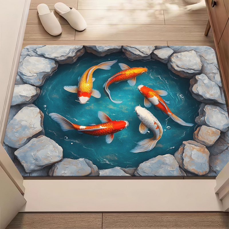 Zara Home Bathroom Rug - VIKAMA 입체 비전 욕실 바닥 매트,