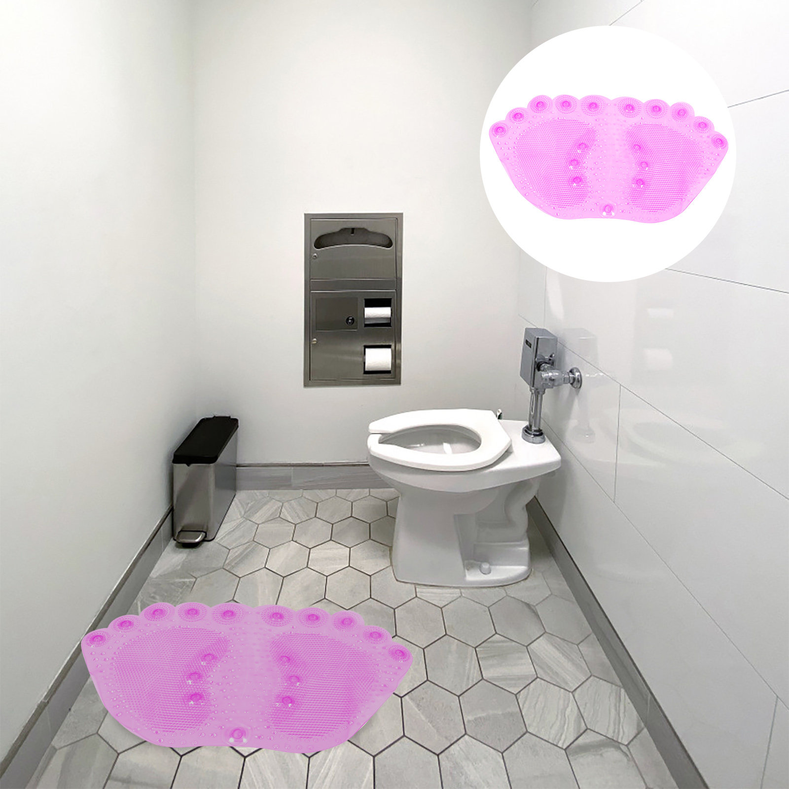 Home Bathroom With Sauna - 1Pcs 마사지 목욕 매트 PVC 미끄럼