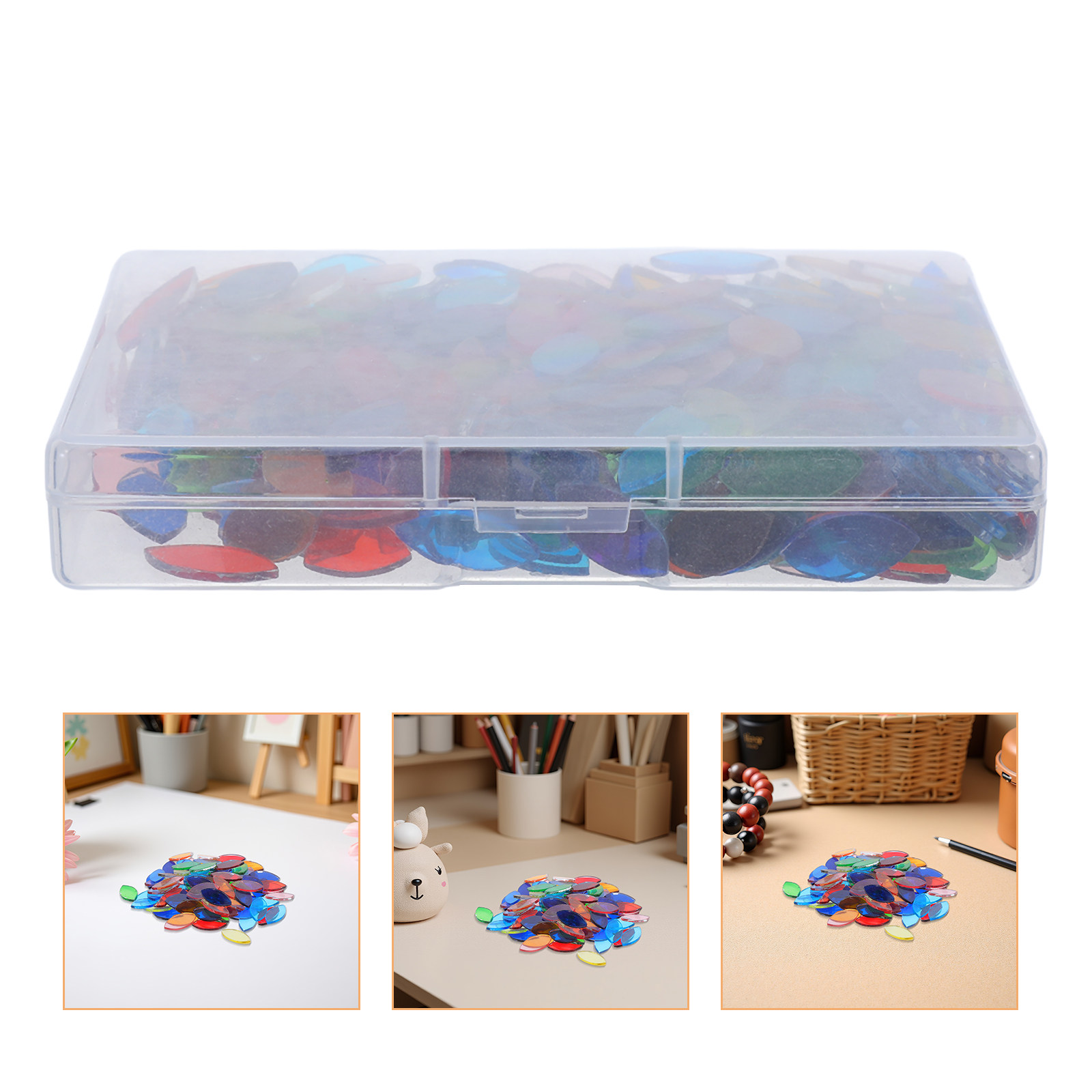 Home Bathroom Wall Tiles - 443Pcs 잎 유리 모자이크 타일 DIY
