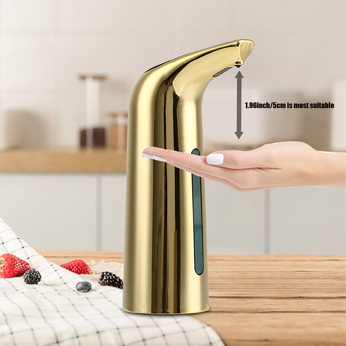 Home Needs Bathroom Cleaning - 대용량 13.53온스(400ml) 적외선 센서 터치리스 자동