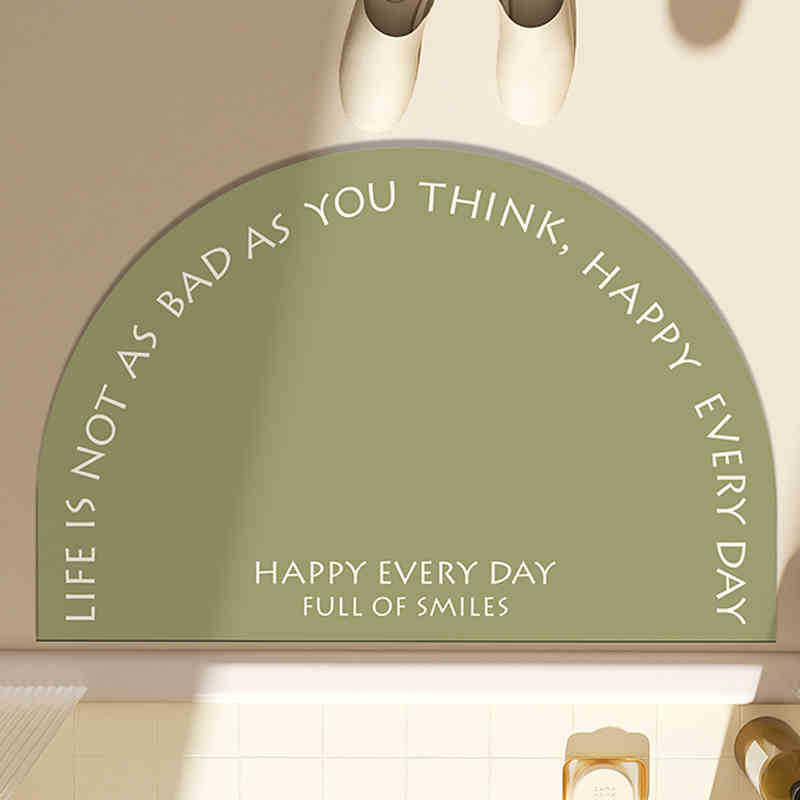 Zara Home Bathroom Rug - VIKAMA 하이 엔드 미니멀리스트 물 흡수