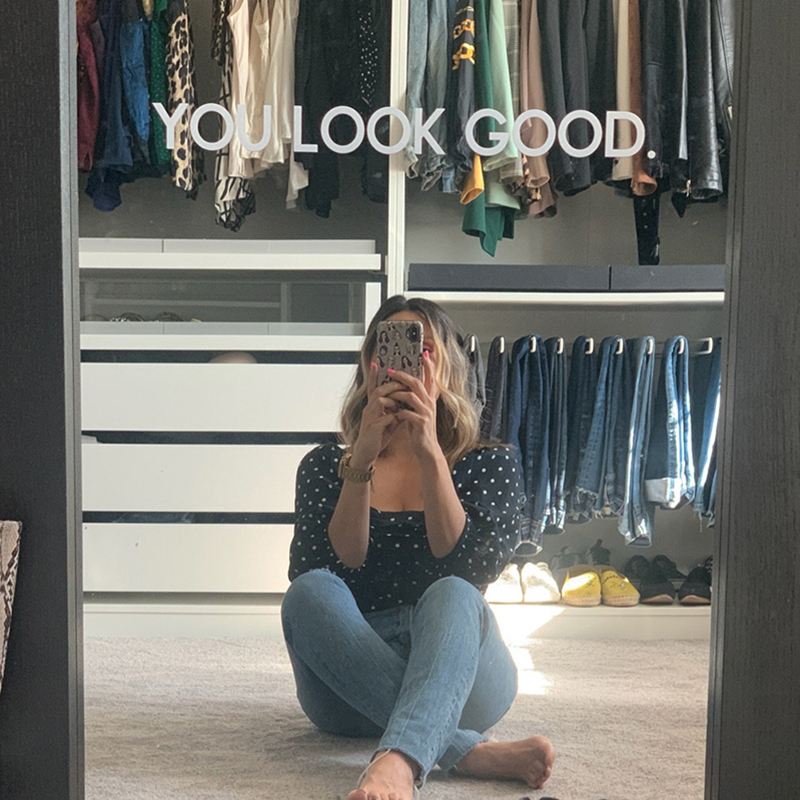 Home Goods Bathroom Mirrors - 당신은 좋은 거울 벽 스티커 욕실