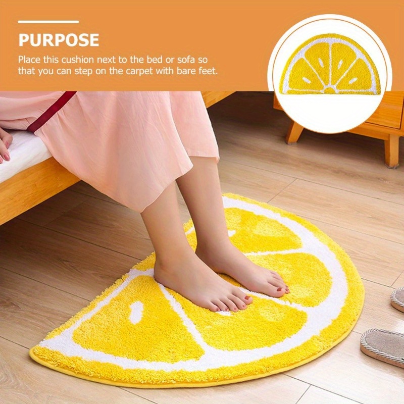 Zara Home Bathroom Rug - VIKAMA 신선한 레몬 스타일 욕실 바닥