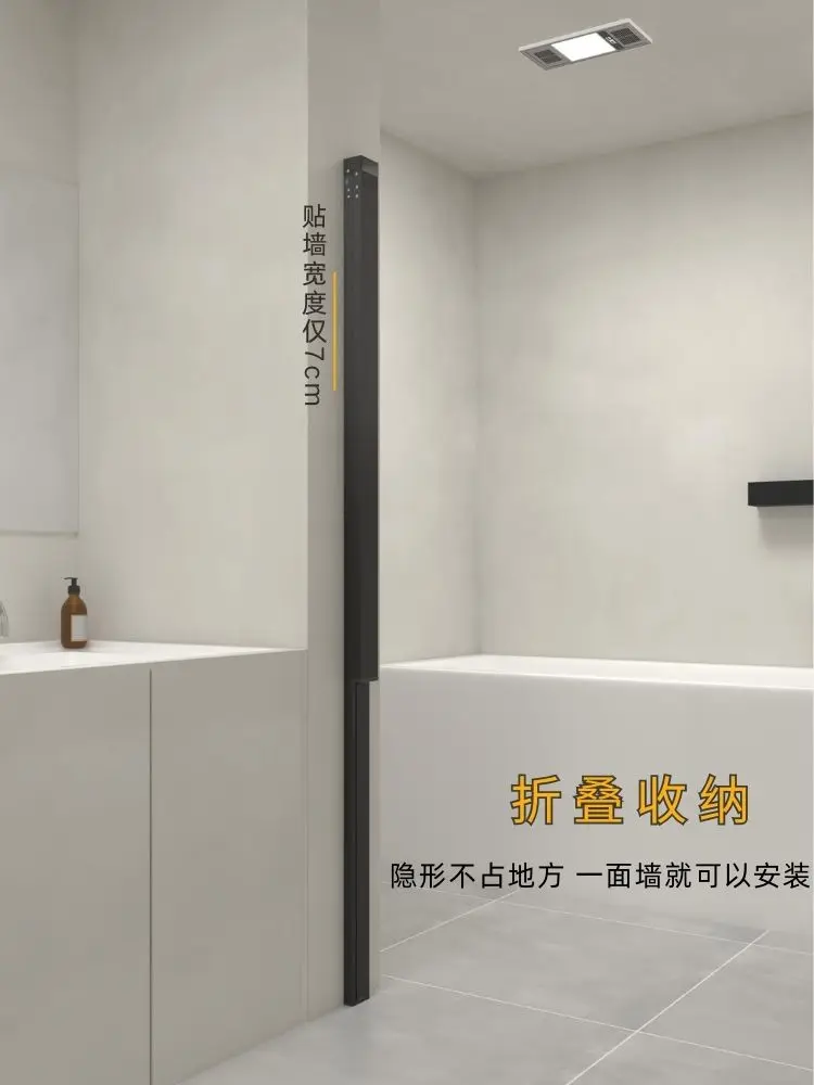보이지 않는 접이식 샤워 커튼, 샤워 파티션, 욕실,  - Home Bathroom Partition 리뷰 및 가격