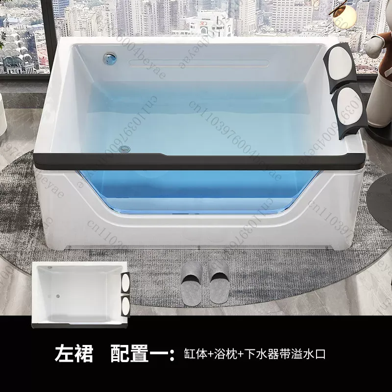 2인용 아크릴 자쿠지 워터폴 마사지 기능 포함 - 지능 - Home Bathroom Jacuzzi Tub 리뷰 및 가격