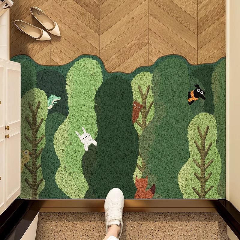 VIKAMA 입구 실크 서클 미끄럼 방지 바닥 매트 입 - Zara Home Bathroom Rug 리뷰 및 가격
