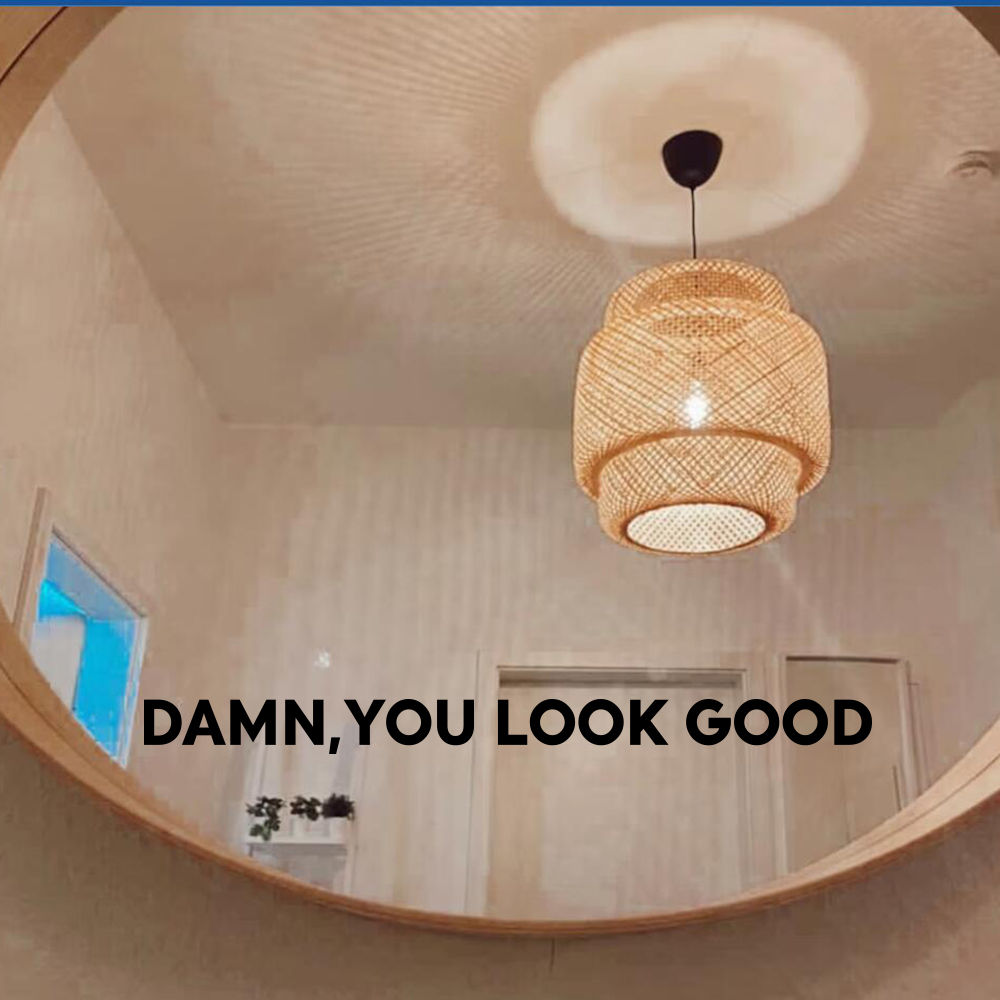 당신은 잘 보입니다 우아한 거울 스티커 데칼 욕실 목욕 - Home Goods Bathroom Mirrors 리뷰 및 가격