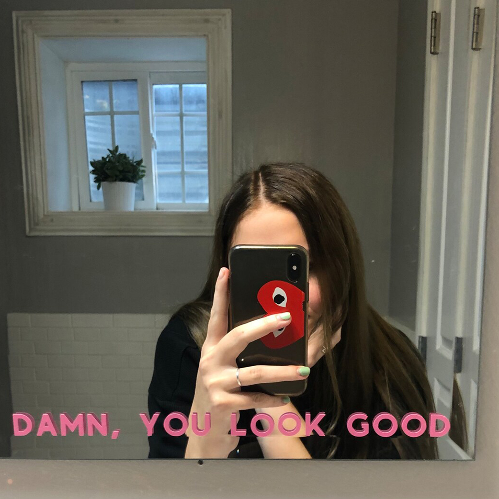 당신은 잘 보입니다 우아한 거울 스티커 데칼 욕실 목욕 - Home Goods Bathroom Mirrors 리뷰 및 가격