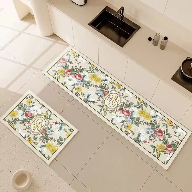 VIKAMA 1/2pcs 현대 가벼운 럭셔리 주방 바닥 - Zara Home Bathroom Rug 리뷰 및 가격