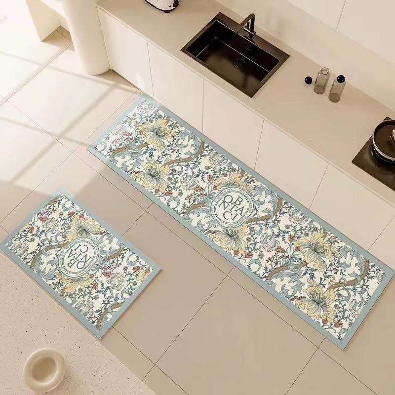 VIKAMA 1/2pcs 현대 가벼운 럭셔리 주방 바닥 - Zara Home Bathroom Rug 리뷰 및 가격