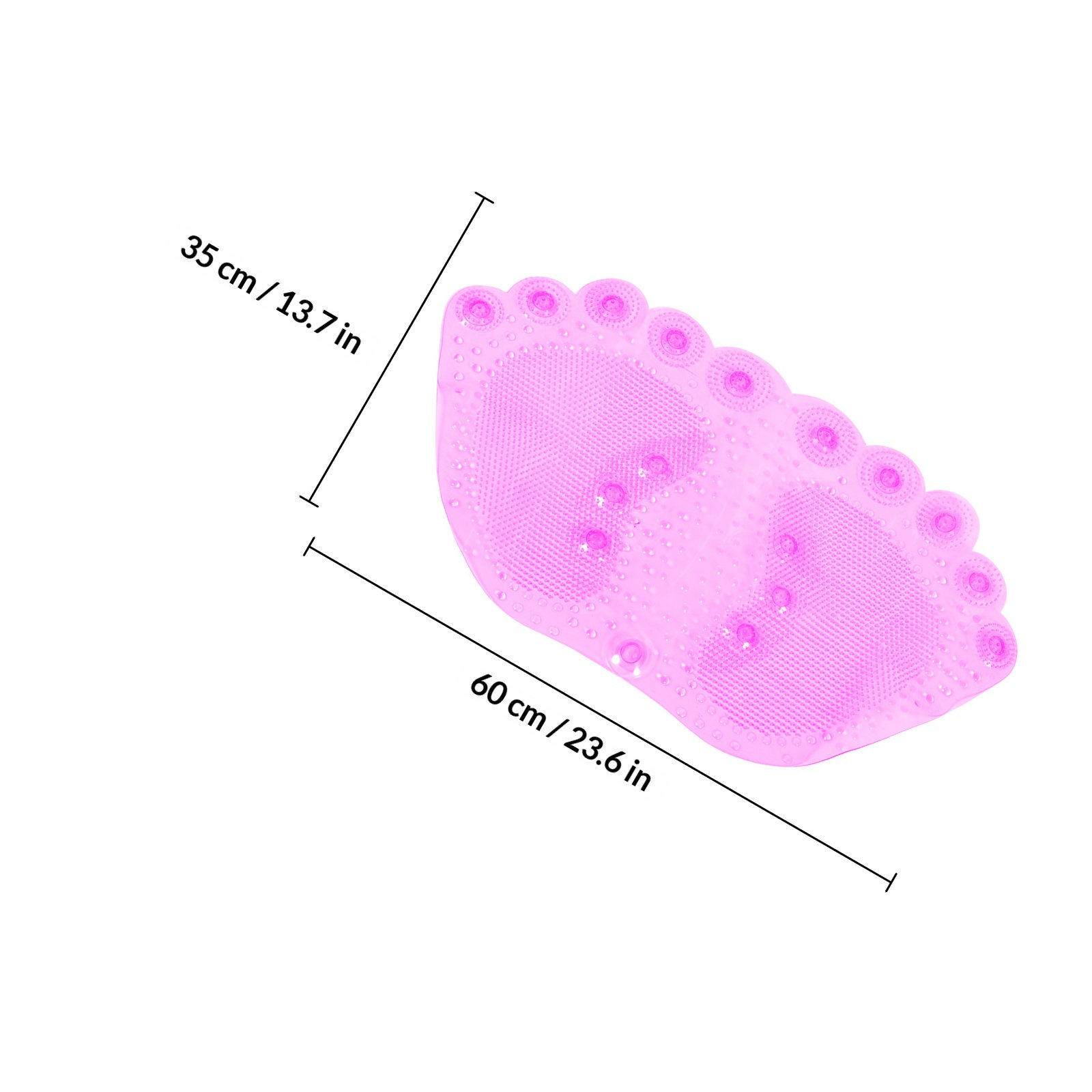 1Pcs 마사지 목욕 매트 PVC 미끄럼 방지 욕실 바 - Home Bathroom With Sauna 리뷰 및 가격