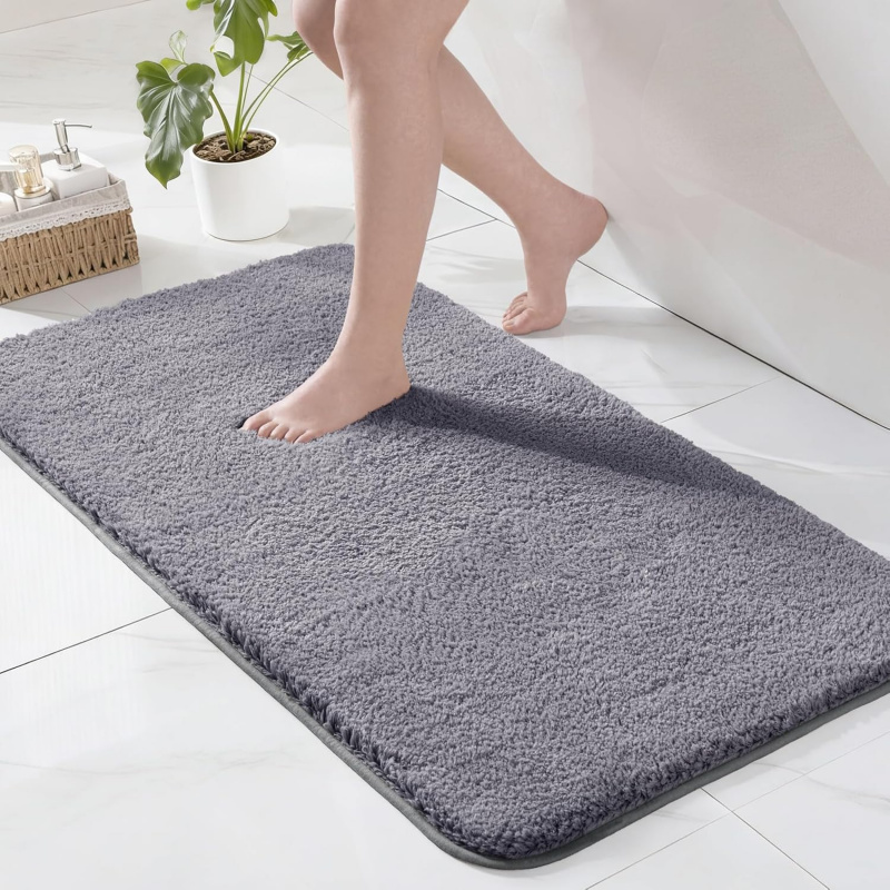 VIKAMA 멀티 사이즈 네이비 블루 욕실 매트 물 흡 - Zara Home Bathroom Rug 리뷰 및 가격
