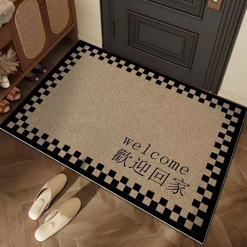 우아한 환영 도어매트 미끄럼 방지 현관 러그 블랙 스트 - Home Decor Bathroom Ideas 리뷰 및 가격