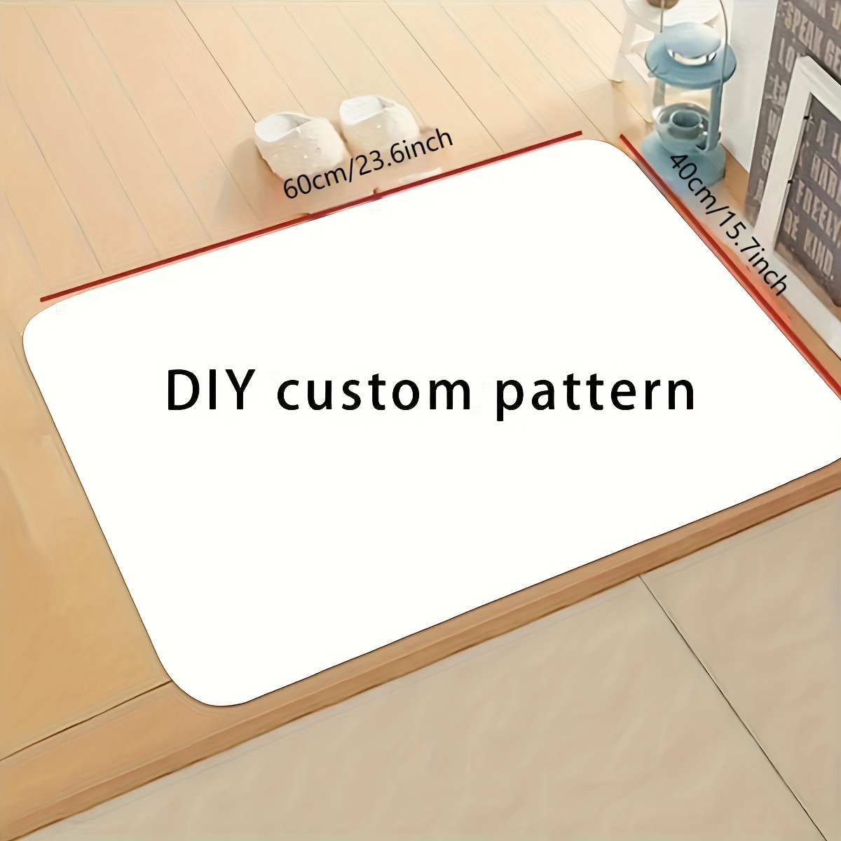 사용자 정의 가능한 DIY 매트 입구 현관 매트 홈 장 - Home Bathroom Name 리뷰 및 가격