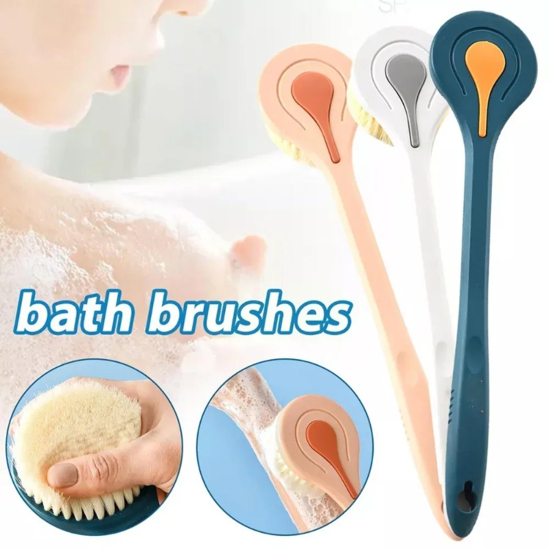 1개입 롱 핸들 소프트 헤어 목욕 브러시 - 등 마사지 - Home Bathroom Cleaning Machine 리뷰 및 가격