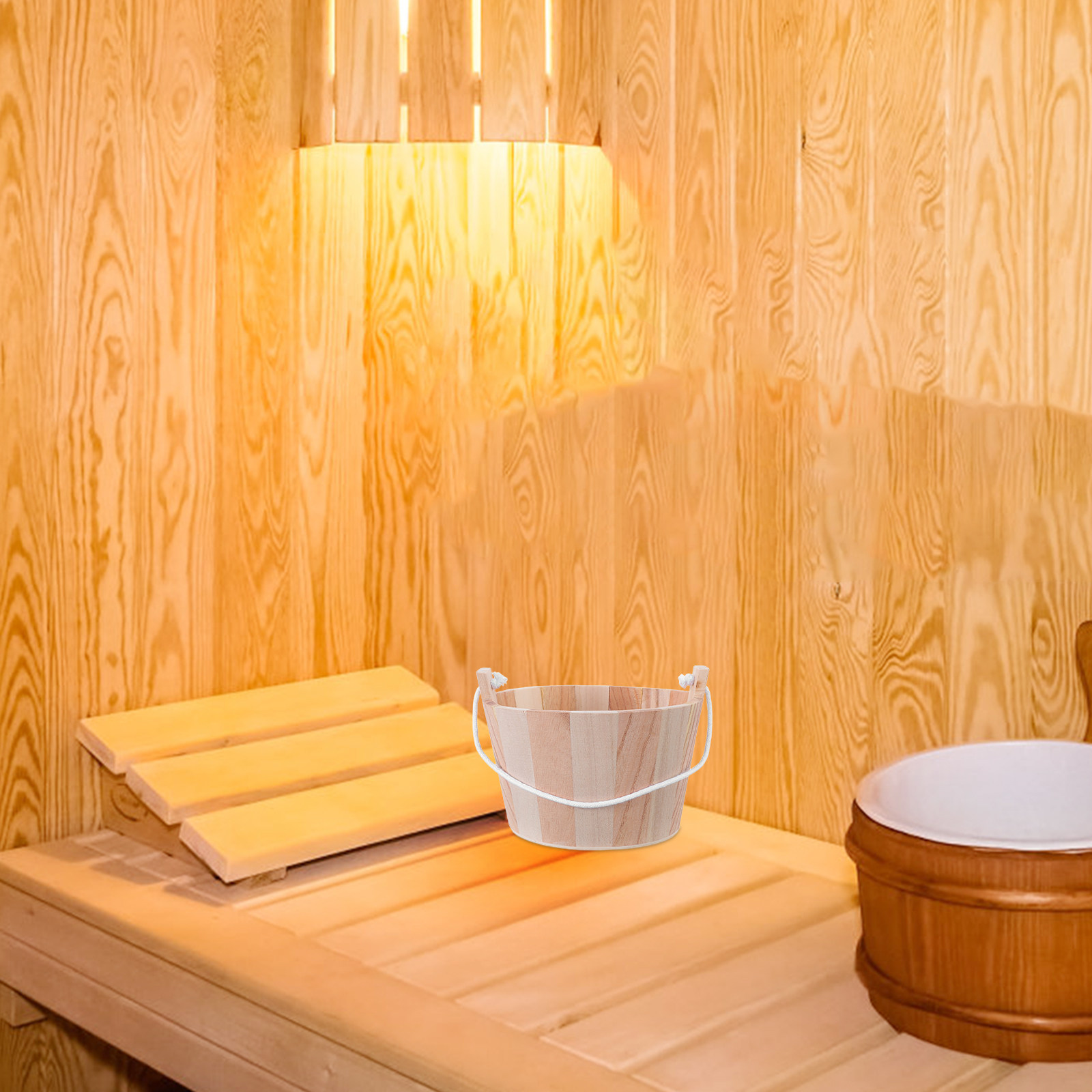 프리미엄 천연 나무 사우나 버킷 수제 전통 사우나 물통 - Home Bathroom With Sauna 리뷰 및 가격