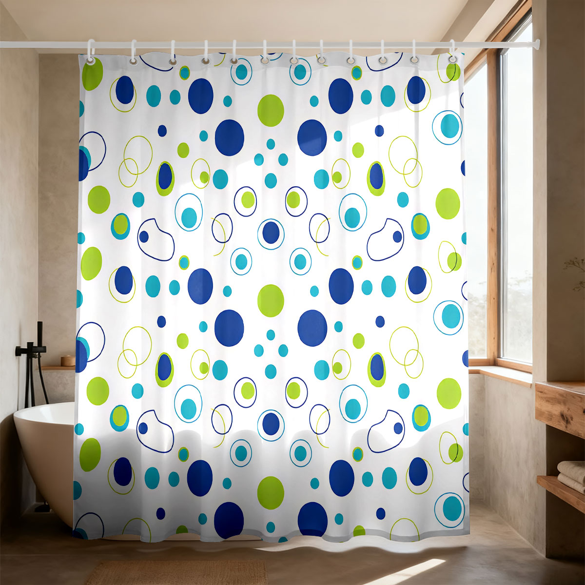 1pc 컬러 오리진 프린트 샤워 커튼 멀티 사이즈 파티 - Home Bathroom Partition 리뷰 및 가격