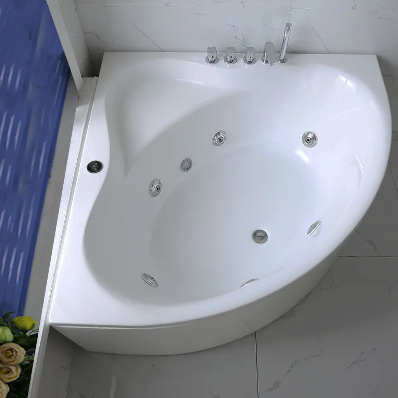 삼각형 이중 아크릴 욕조, 스테인리스 스틸 프레임 팬  - Home Bathroom Tub 리뷰 및 가격