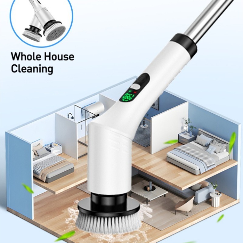 전동 스핀 스크러버 9 in 1 무선 청소 브러시 텔레 - Home Bathroom Cleaning Machine 리뷰 및 가격
