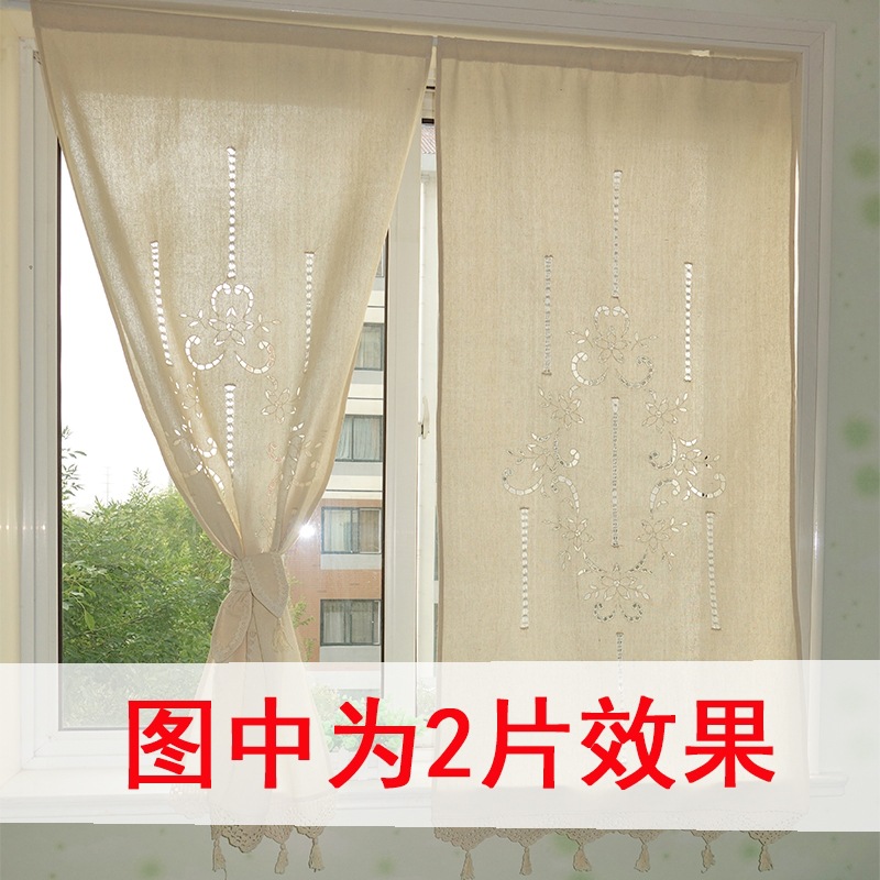 단색 미니멀리스트 작은 커튼, 주방, 욕실, 현관 칸막 - Home Bathroom Partition 리뷰 및 가격