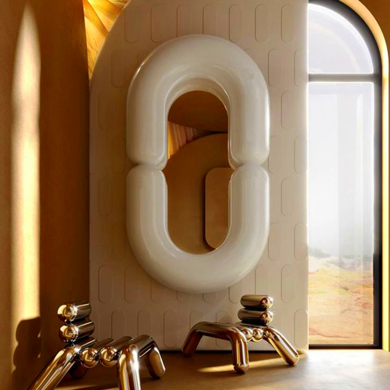 힙스터풍 멤피스 에스펠헤로 가정용품 타원형 블랙 벽거울 - Home Goods Bathroom Mirrors 리뷰 및 가격