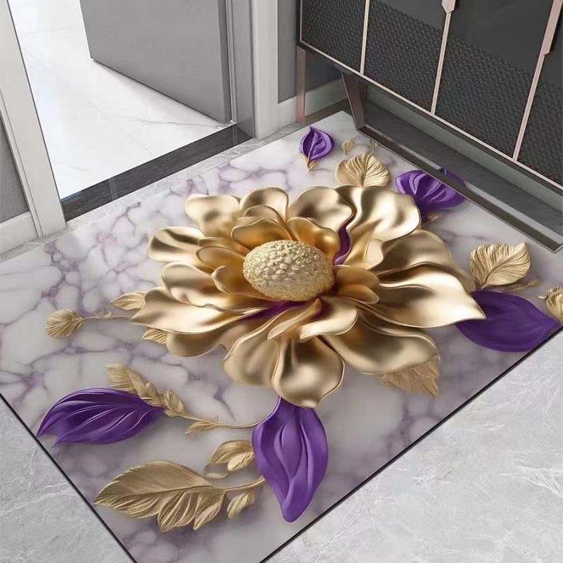 VIKAMA 라이트 럭셔리 로터스 욕실 카펫, 물 흡수 - Zara Home Bathroom Rug 리뷰 및 가격