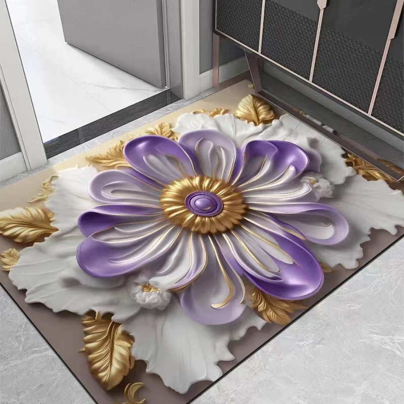 VIKAMA 라이트 럭셔리 로터스 욕실 카펫, 물 흡수 - Zara Home Bathroom Rug 리뷰 및 가격