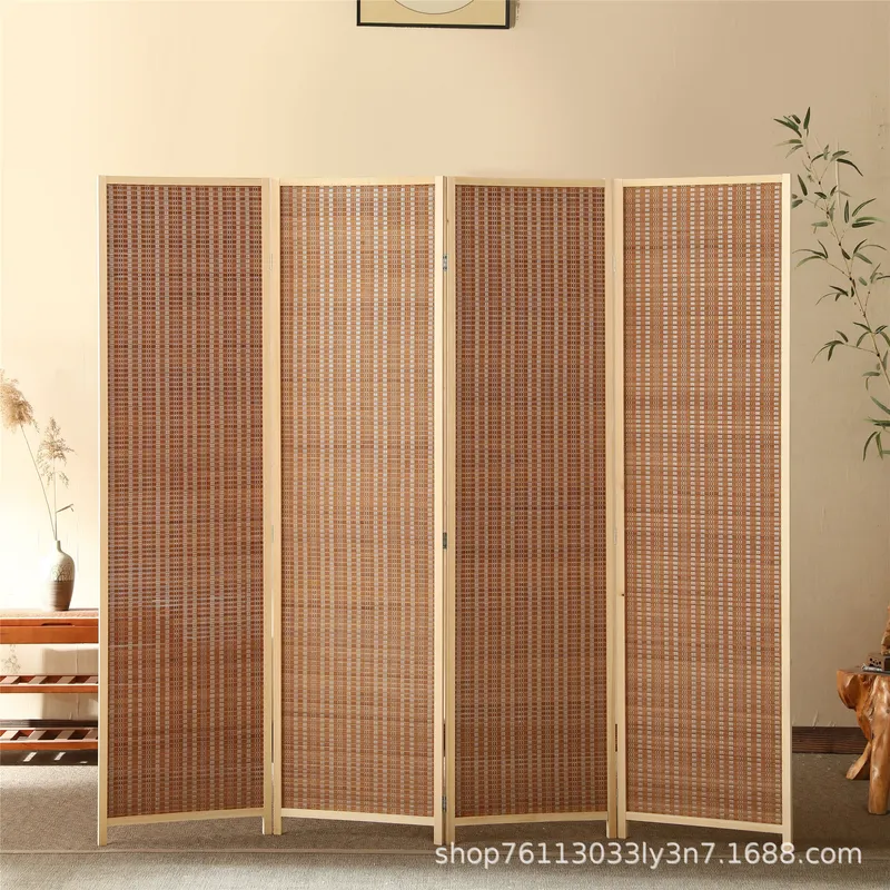 대나무 접이식 파티션 룸 디바이더, 휴대용 프라이버시  - Home Bathroom Partition 리뷰 및 가격